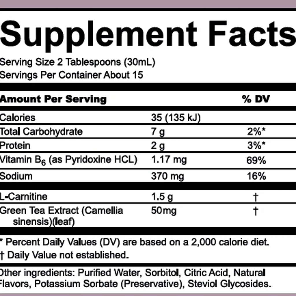 Nutriplus L-Carnitine Apple & Peach